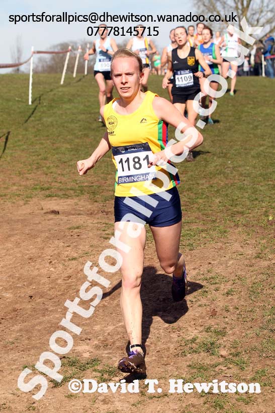 Senior Womens Inter Counties Cross Country,  Cofton Park, Birmingham. Photo: David T. Hewitson/Sports for All Pics